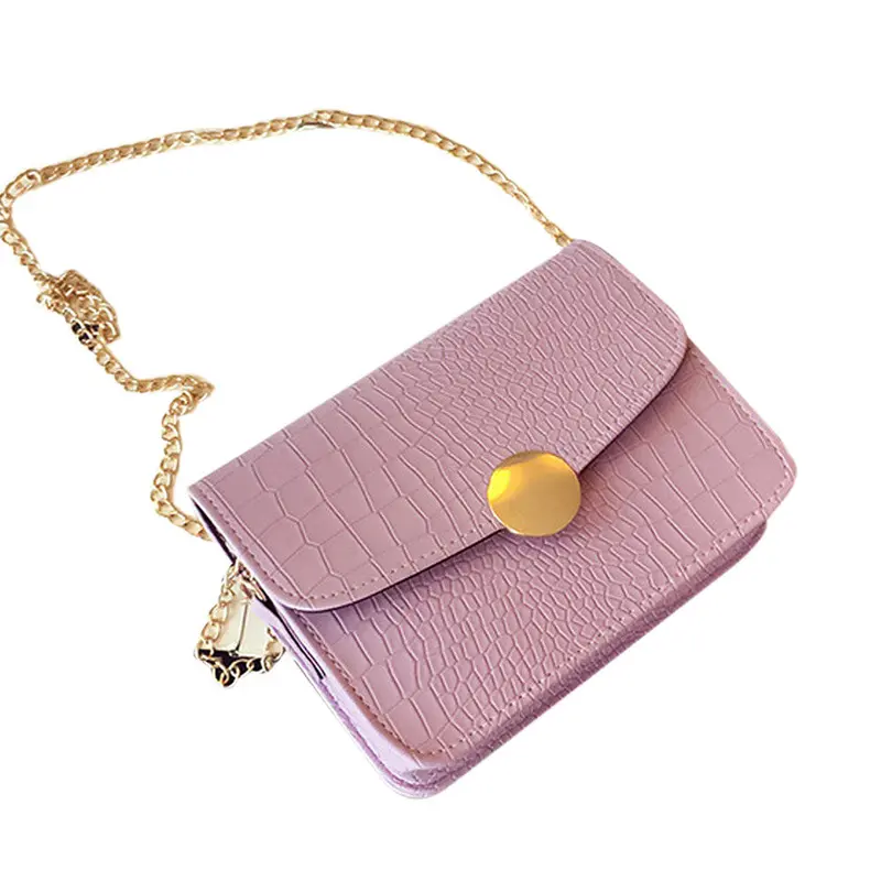 Casual Small Women Bags Chain Leather Messenger Bag Hbag Purse Sling Crossbody Shoulder Ladies Bolsa Feminina Clutch Bag 3