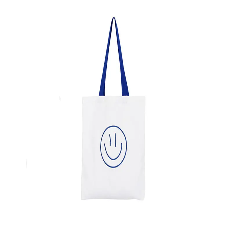 Casual Smile Expression Women Bag Canvas Cloth Women's Hbags Shoulder Bag For Girls Messenger Bags Clutch Bolsa 1
