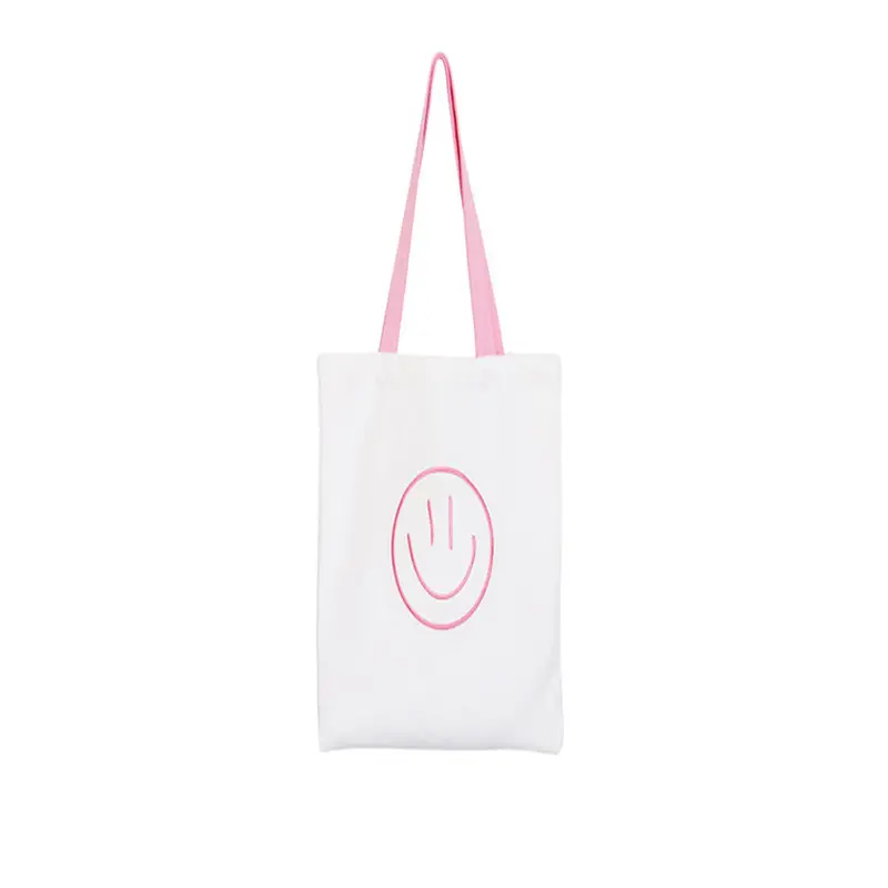 Casual Smile Expression Women Bag Canvas Cloth Women's Hbags Shoulder Bag For Girls Messenger Bags Clutch Bolsa 2