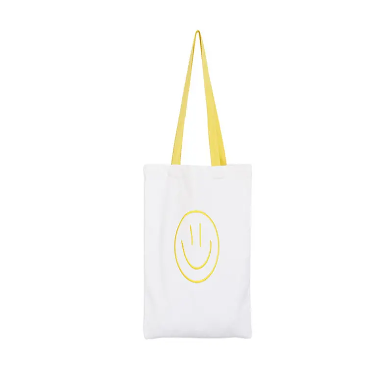 Casual Smile Expression Women Bag Canvas Cloth Women's Hbags Shoulder Bag For Girls Messenger Bags Clutch Bolsa 3