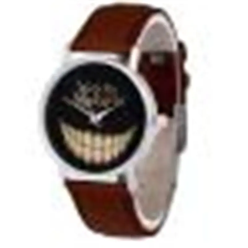 Casual Watch Women Men Leisure Time Faux Leather Analog Smiling Face Wrist Watches Watch Relogio Feminino Feida 3