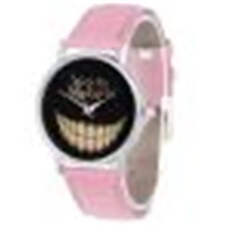 Casual Watch Women Men Leisure Time Faux Leather Analog Smiling Face Wrist Watches Watch Relogio Feminino Feida 6