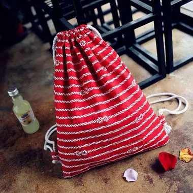 Casual Women Backpack Canvas Korean School Bags Travel Backpacks For Teenage Girls Preppy Style Printing Women Bag 1