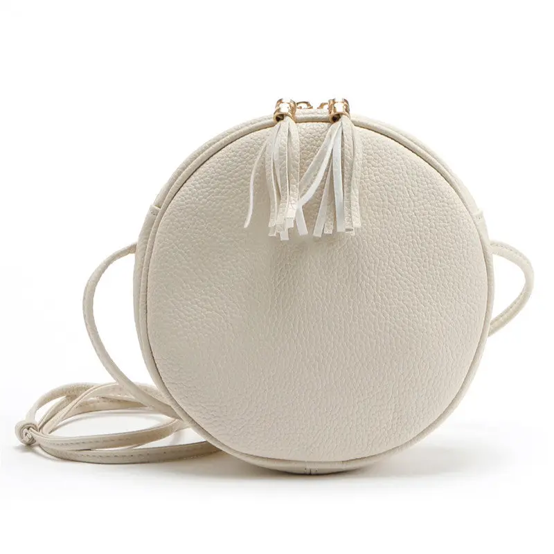 Casual Women Bag Round Crossbody Hbags Leather Messenger Shoulder Bags Famoushbag Women Bags Designer Travel Bag 6