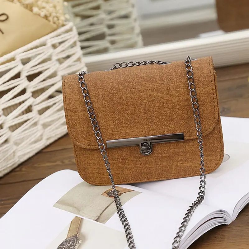 Casual Women Bags Chain Leather Hbag Shoulder Bag Women's Messenger Bags Bolsas Clutch Purse Tote 2