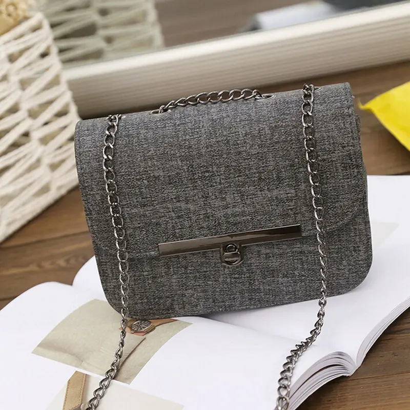 Casual Women Bags Chain Leather Hbag Shoulder Bag Women's Messenger Bags Bolsas Clutch Purse Tote 3