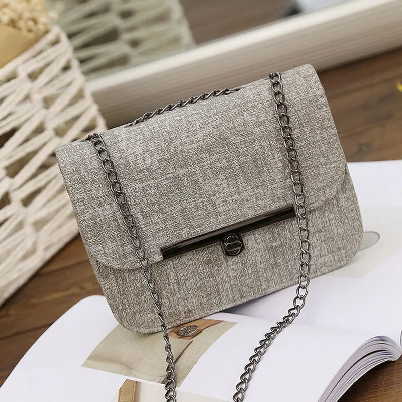 Casual Women Bags Chain Leather Hbag Shoulder Bag Women's Messenger Bags Bolsas Clutch Purse Tote 4