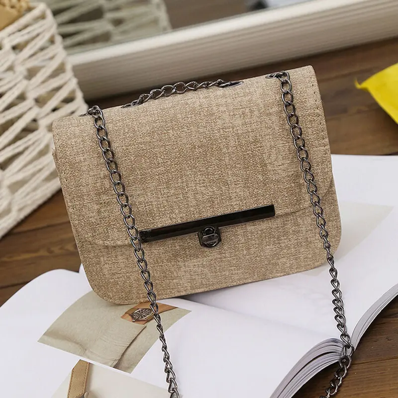 Casual Women Bags Chain Leather Hbag Shoulder Bag Women's Messenger Bags Bolsas Clutch Purse Tote 5