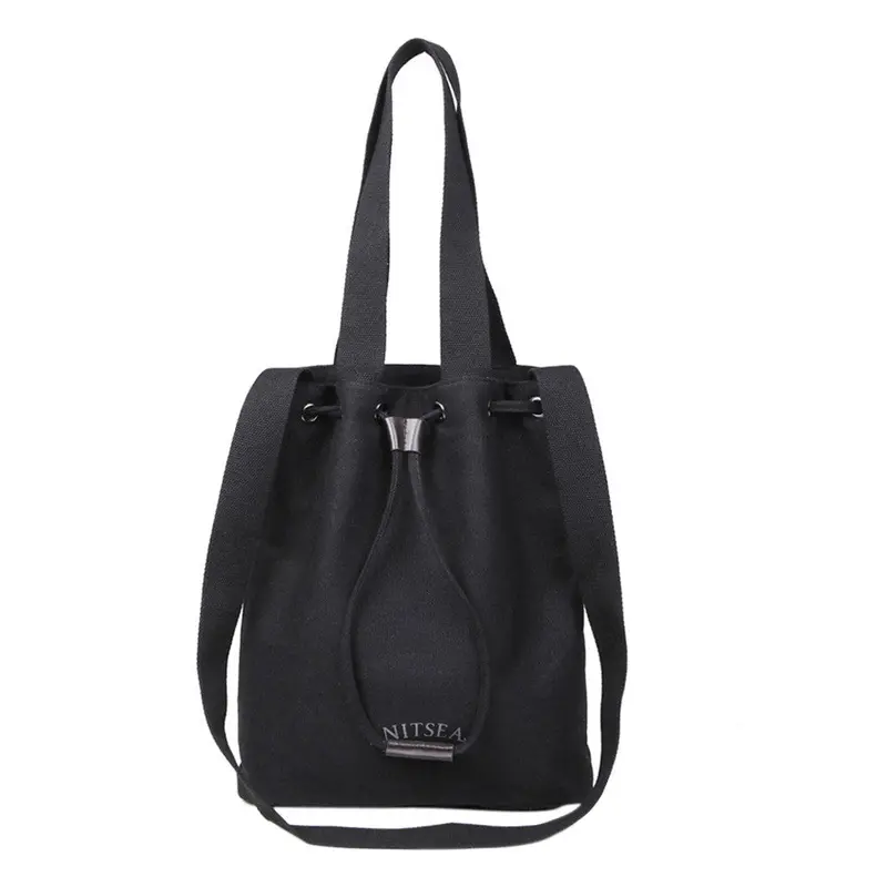 Casual Women Handbags Women Messenger Bags Canvas Bucket Bag Clutch Shoulder Bag Ladies Shoulder Canvas Bags 1