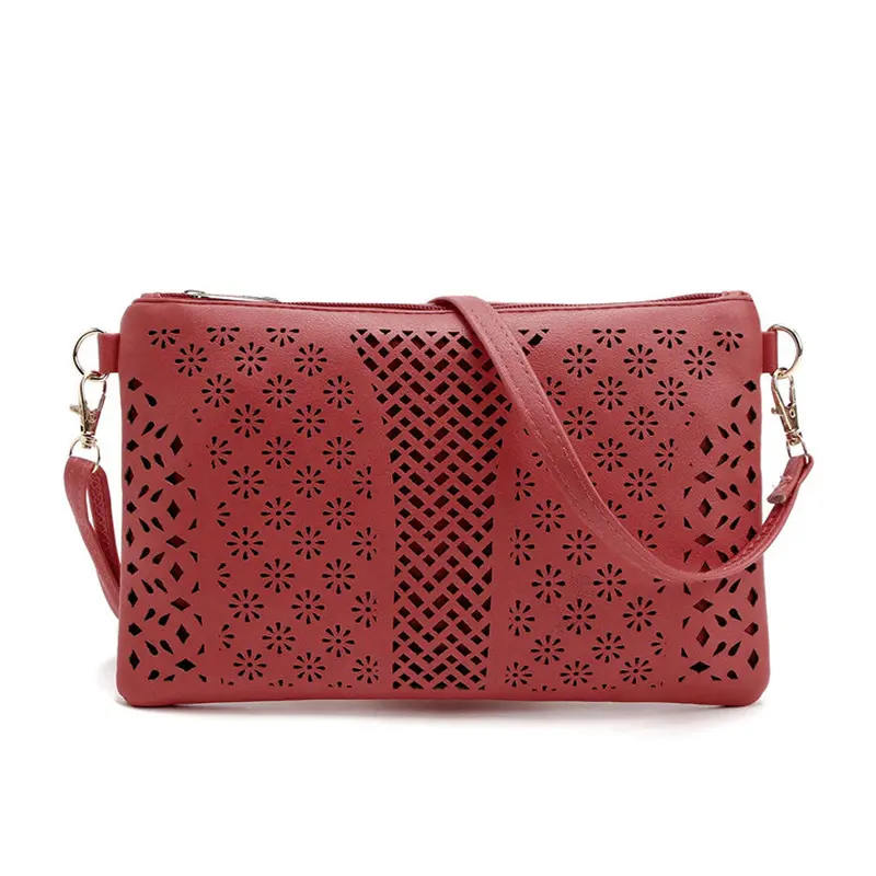 Casual Women Messenger Bags Pu Hollow Out Crossbody Bags Ladies Small Shoulder Purse Hbags Women's Bolsas Feminina 7