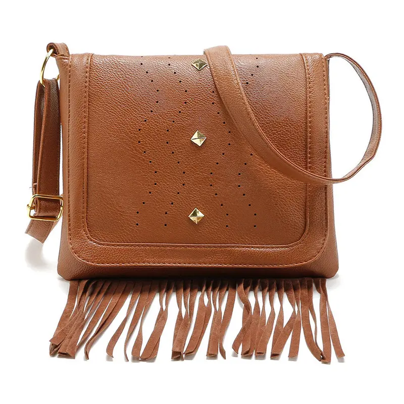 Casual Women Messenger Bags Tassel Leather Women's Hbags Crossbody Shoulder Bag Satchel Bolsos Mujer Ladies Hbag 2
