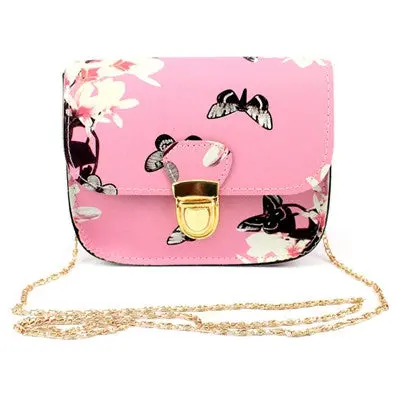 Casual Women Shoulder Bags Famous Designer Handbag Women Butterfly Printing Tote Messenger Bag 2