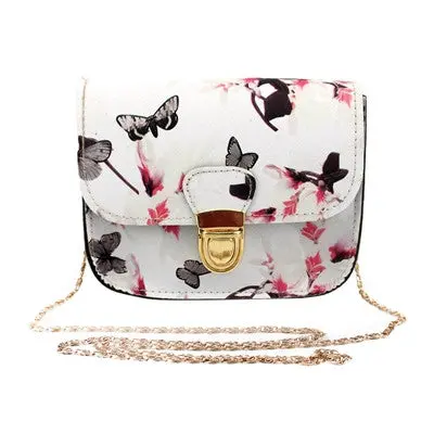 Casual Women Shoulder Bags Famous Designer Handbag Women Butterfly Printing Tote Messenger Bag 3