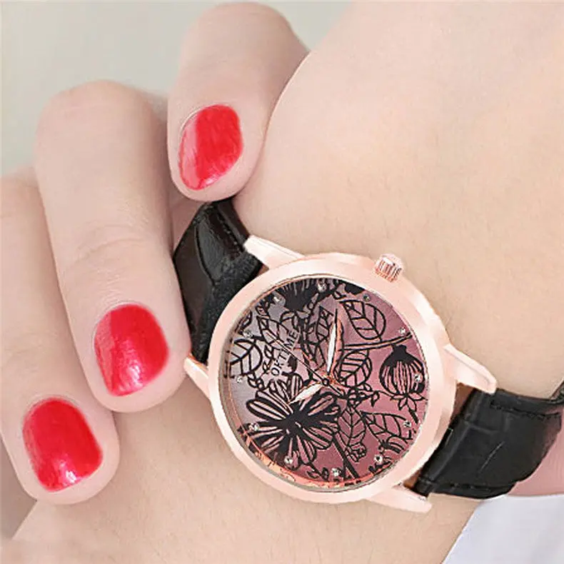 Casual Women Watch, Montre Women's Crystal Diamond Watches Stainless Steel Quartz Wrist Watch Dress Relogio 1