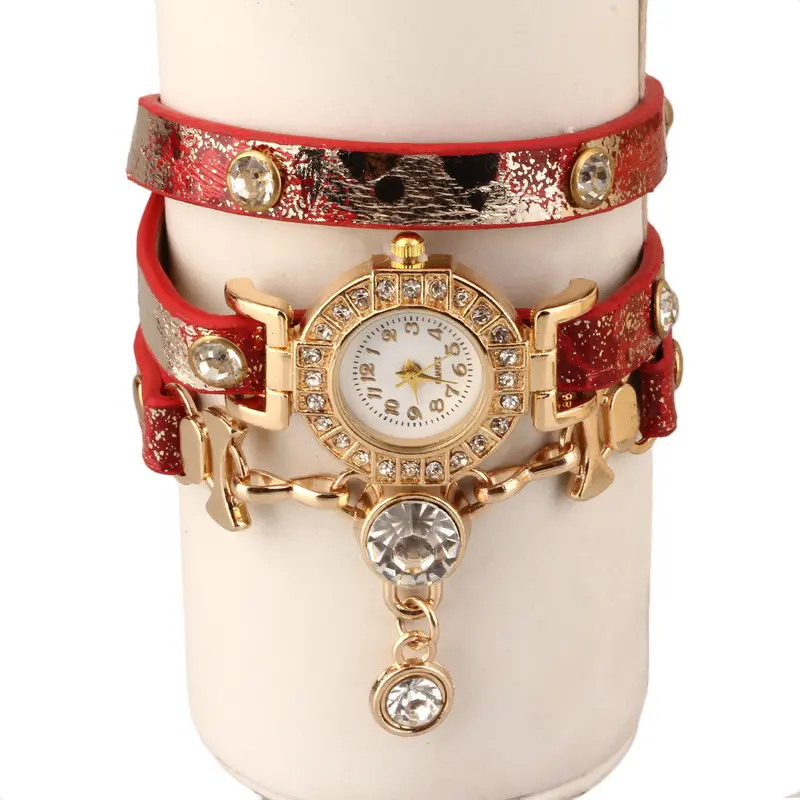 Casual Wrist Watch Leather Bracelet Watcheslady Able Leather Casual Bracelet Watches Good To Match 3