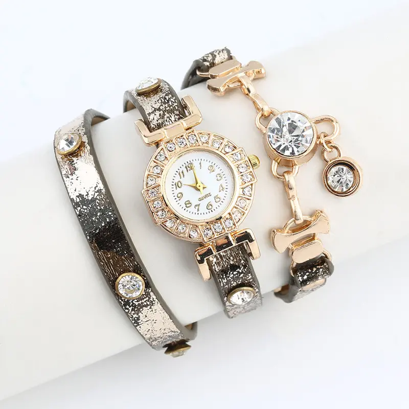 Casual Wrist Watch Leather Bracelet Watcheslady Able Leather Casual Bracelet Watches Good To Match 4