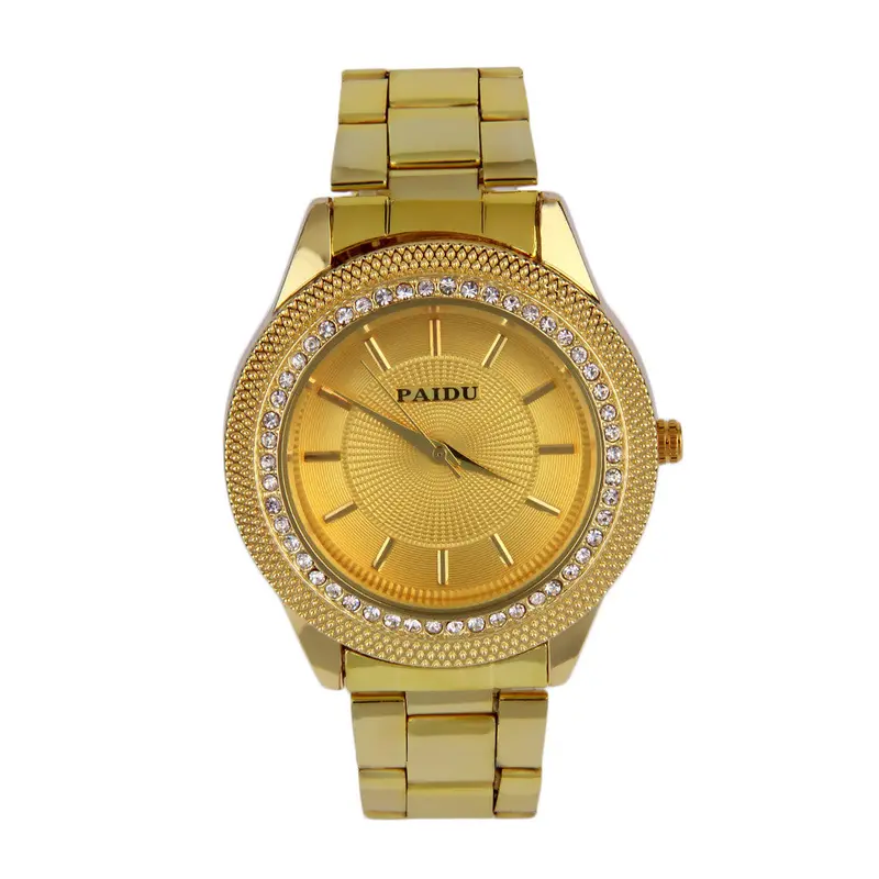 Casual Wrist Watch Stainless Steelladies Crystal Stainless Steel Watches Analog Quartz Wrist Watch 2