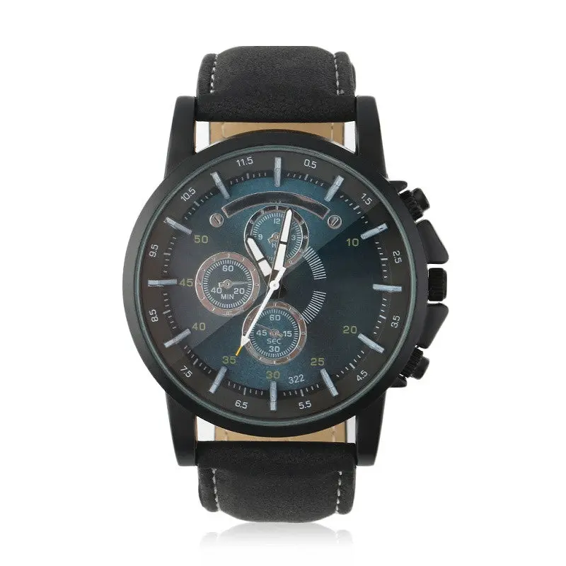 Casualquartz Watch Luxuryleather Relogios Masculino Sport Casual Waterproof Wristwatch 1
