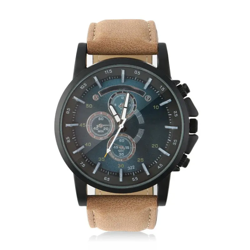 Casualquartz Watch Luxuryleather Relogios Masculino Sport Casual Waterproof Wristwatch 2