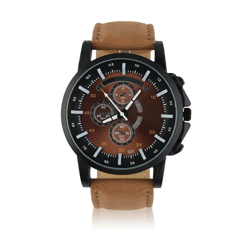 Casualquartz Watch Luxuryleather Relogios Masculino Sport Casual Waterproof Wristwatch 4