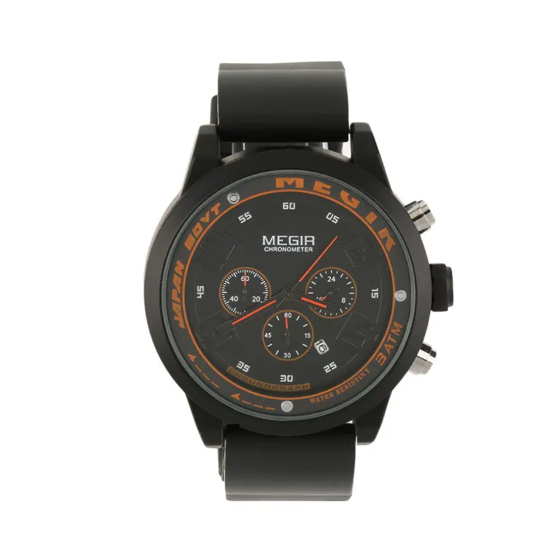 Casualquartz Watch Mn2001 Silica Gel Band For Megir 1