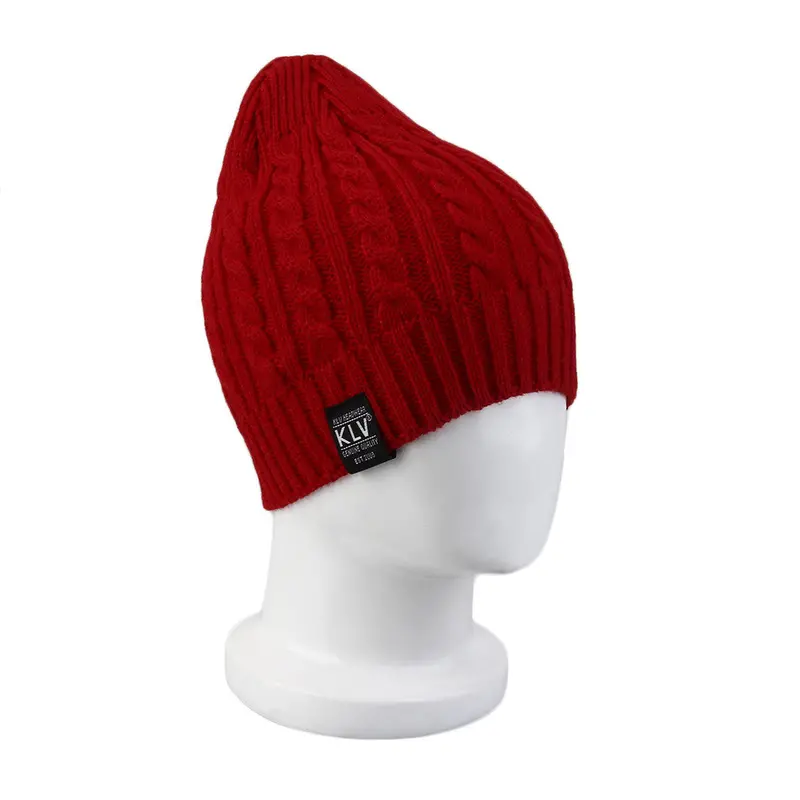 Casualtwisted 8 Shape Kinttedcap Solid Color Cotton Type Hip-Hop Cap Hats 1
