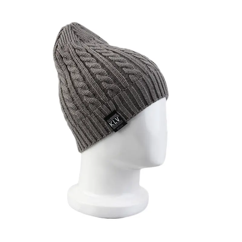 Casualtwisted 8 Shape Kinttedcap Solid Color Cotton Type Hip-Hop Cap Hats 2