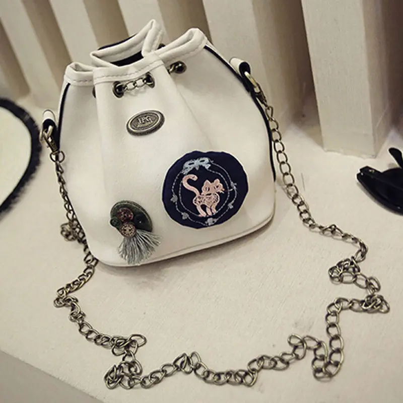 Chain Bags Ladies Women Soft Leather Handbag Chain Cross Body Shoulder Messenger Bag Mini Personality Bolsas 1