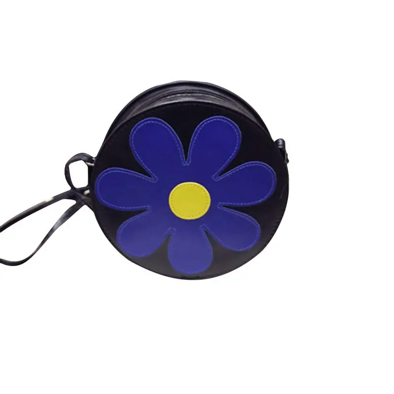 Chain Flower Printind Shoulder Bags Ladies Pu Leather Hbags Women Messenger Bags Crossbody Small Bag 1