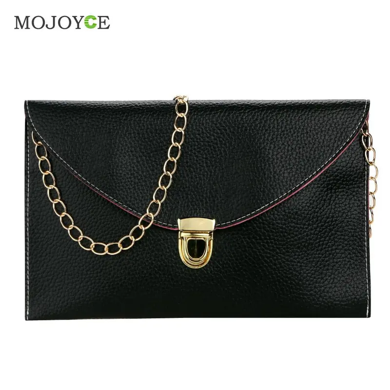 Chain Women Bag Multi Color Shoulder Crossbody Bag Women Leather Handbags Envelope Clutch Women Messenger Bag Bolsa Feminina 2