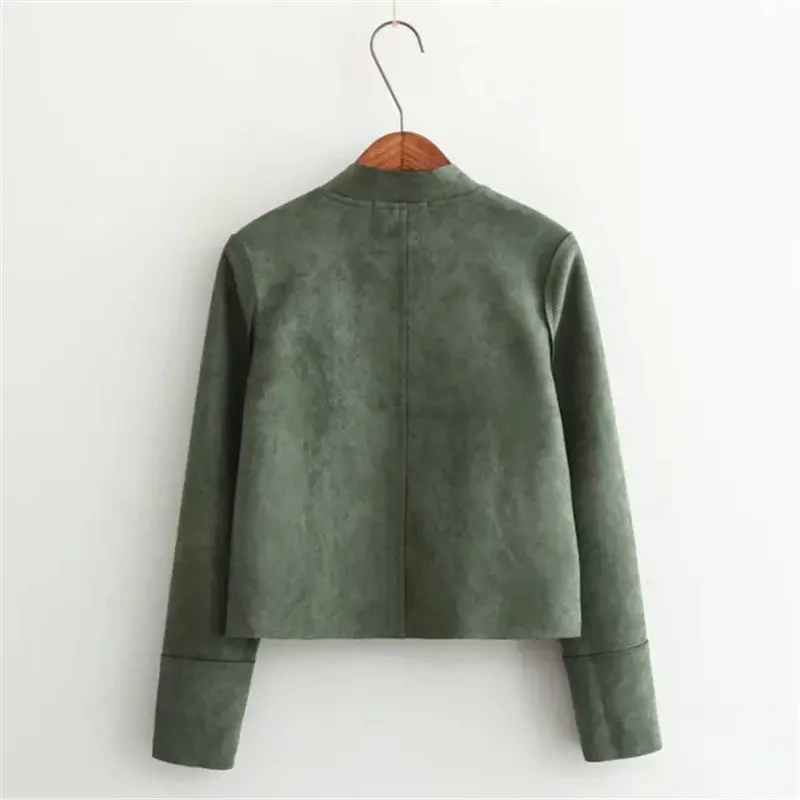 Chamois Outdoor Jackets Women Short Jacket Coats Plus Size Coat With Pocket Chaquetas Mujer Coats For Women 8