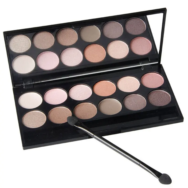 Charming 12 Color Qibest Eyeshadow Palette Makeup Q1624 Natural Long Lasting Beauty Make Up Eyeshadow 1