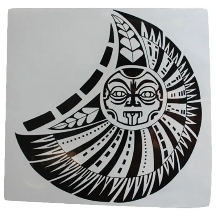 Chest Waterproof Apollo Tattoo Stickers Prothorax Big 3D Disposable Tatoo Stickers 2