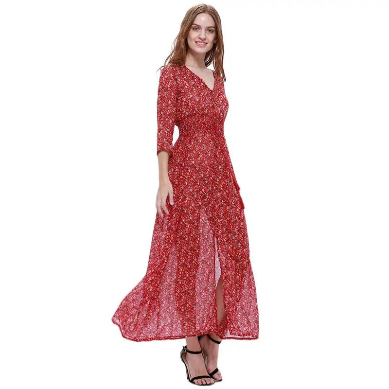 Chiffon Dressbeach Dresses Sexy Long Evening Party Dress 1