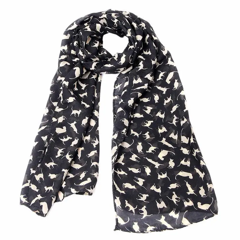 Chiffon Echarpes Foulards Wrap Lady Shawl Chiffon Scarf Women Scarves Ponchos And Capes Foulard Feida 1