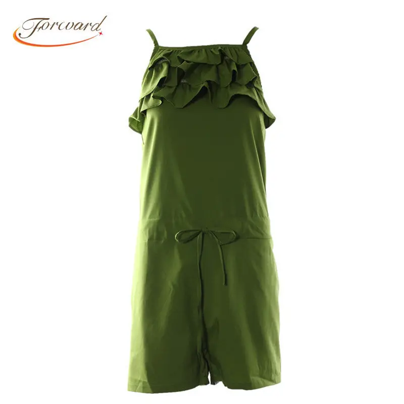 Chiffon Sleeveless Rompers Womens Jumpsuit Feminino Vestidos Overalls Playsuits Clothing 4