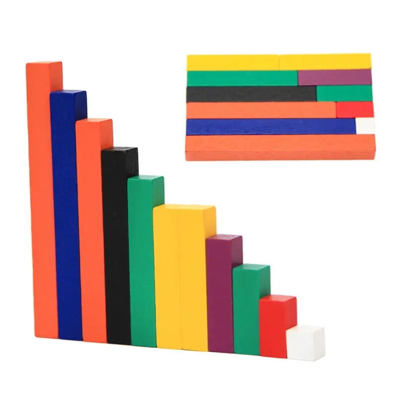 Children Block Wooden Numbers Stick Mathematics Early Learning Counting Educational Math Toys For Children Kids Gift 1