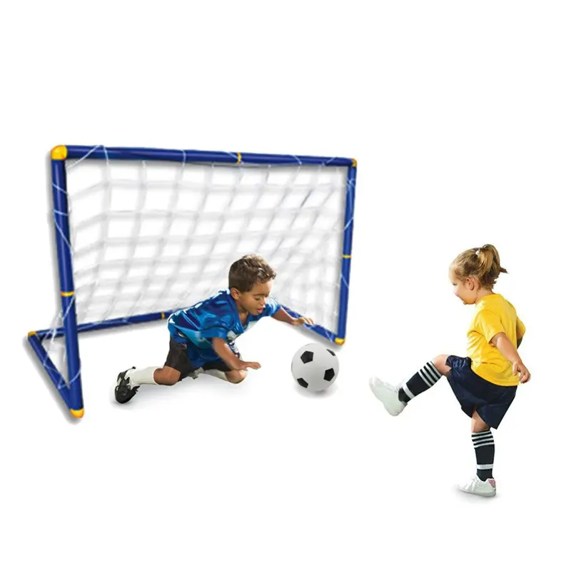 Children's Indoor Plastic Sports Shooting Portable Folding Children Kid Goal Football Door Football Gate Outdoor Indoor Toy 1