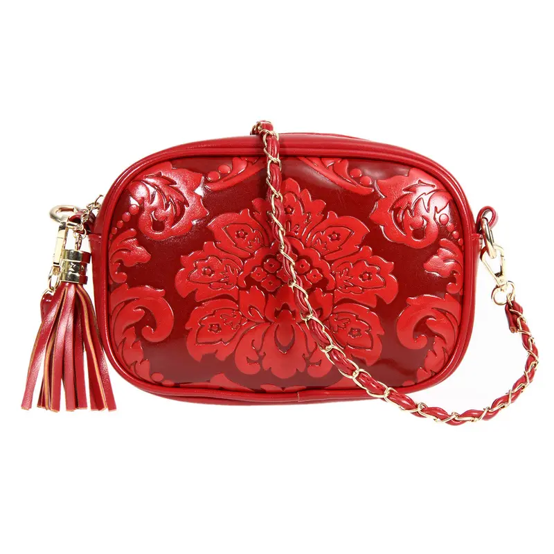 Chinese Style Fashion Women Handbag Cross Body Messenger Pu Leather Bags 1
