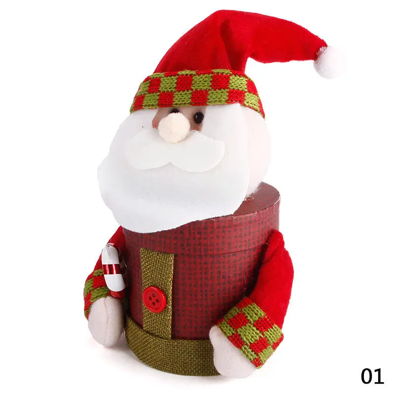 Christmas Decorations Creative Santa Clause Snowman Candy Gift Bag Kids Gift Box Christmas Ornament 92583 1