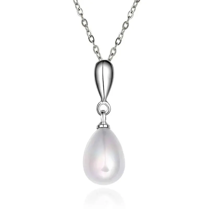 Christmas Gift Bijoux Women Necklaces Simulated Pearl Beads Zircon Woi Pendant Necklacenplp 49 1