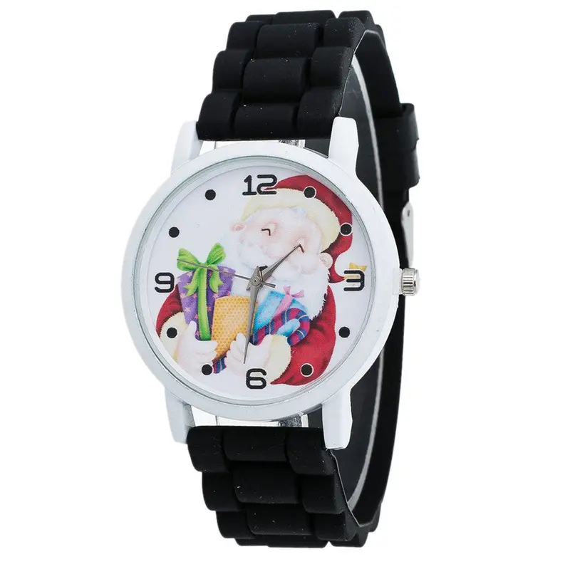 Christmas Gifts Women Watches Candy Color Silicone Strap Clock Wrist Watch Relogio Montre 1