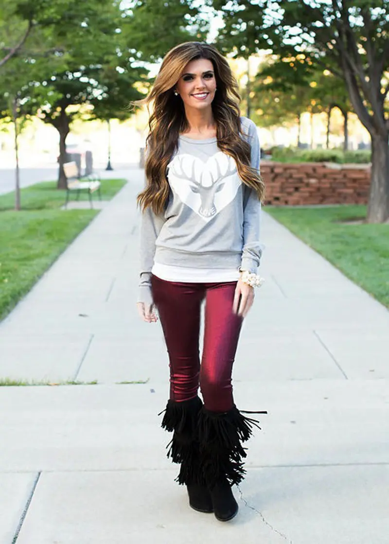 Christmas Party Casual Long Sleeve Women Blouse Clothing Dressed Shirts Vetement S Dames Bloezen 3