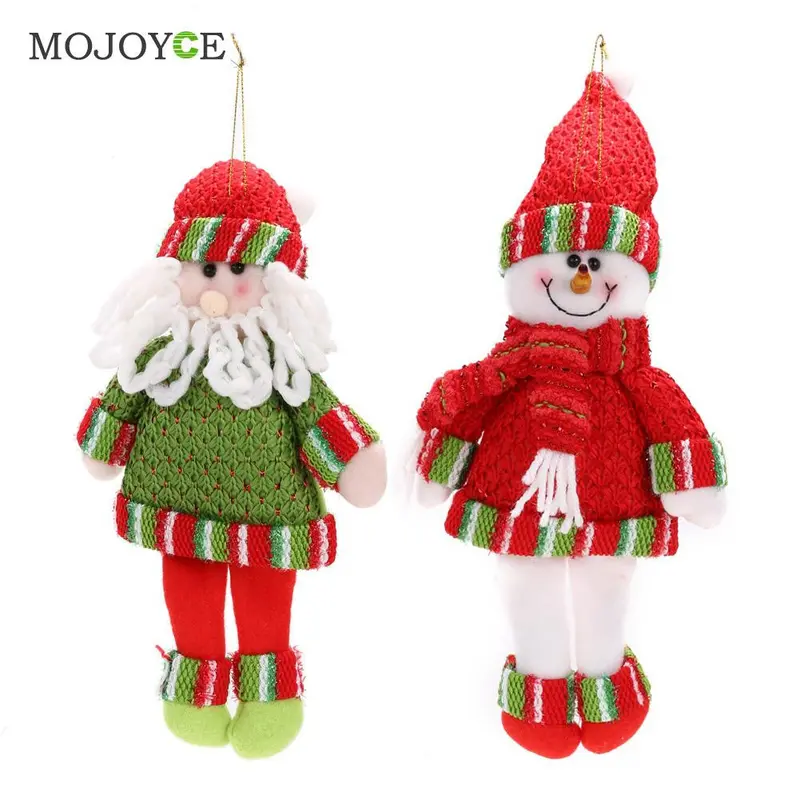 Christmas Santa Claus Xmas Tree Hanging Ornaments Nonwovens Pendant Charm Decorations Christmas Gifts 1