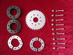 Clamp To Spokes Flat 36T Rear Sprocket Kit 1
