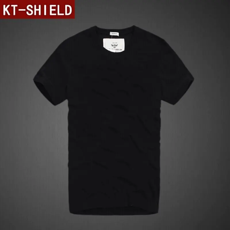 Classic American-Style Cotton T-Shirt – Short-Sleeve Men’s Casual Top (S–XXL)