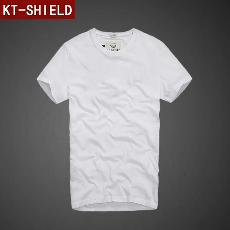 Classic American-Style Cotton T-Shirt – Short-Sleeve Men’s Casual Top (S–XXL)