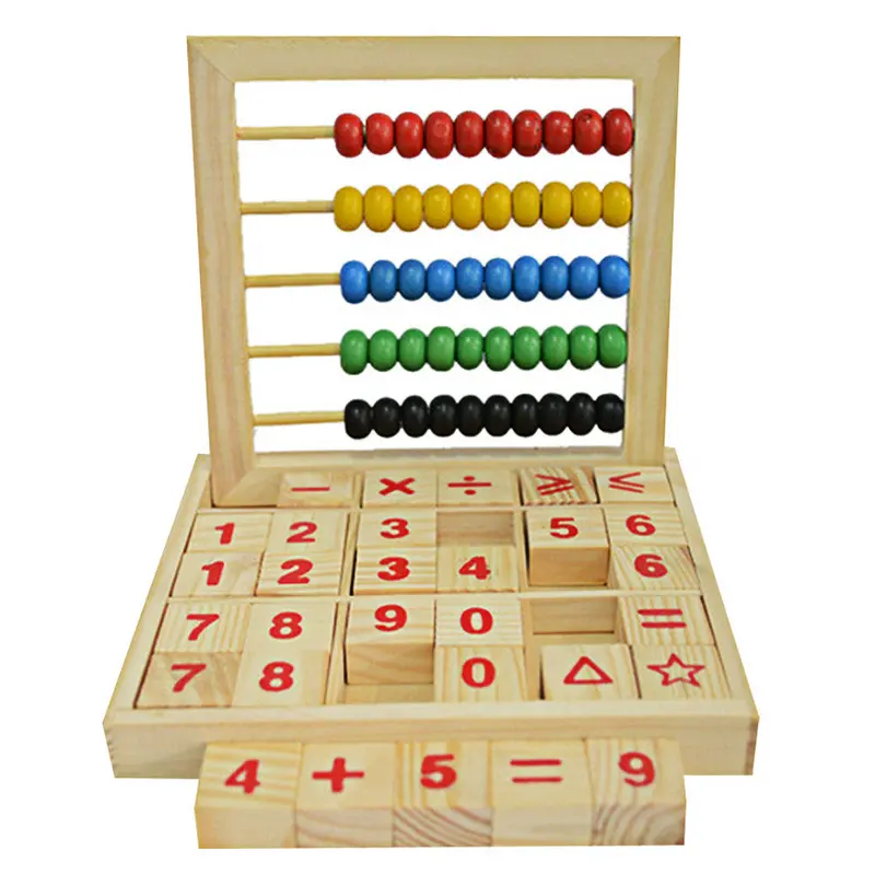 Classic Bead Toys Wooden Abacus Chinese Child Educational Calculate Count Numbers Wood Toys For Children 1