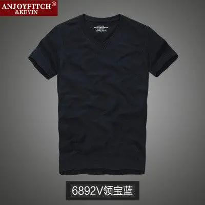 Classic Men’s Short Sleeve Cotton T-Shirt – Minimalist O-Neck Basic Tee in Solid Colors