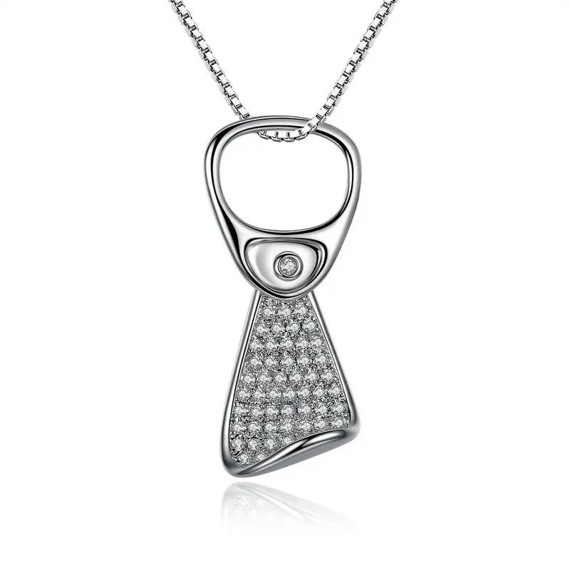 Classic White Soda Cans Cover Pendant Necklace For Korean Style Necklace N055 1